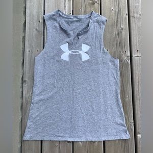Under Armour Gray Tank Top Size S/M